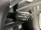 クルーズコントロール機能が付いています。 速度を設定するとアクセルを踏まなくても一定の速度で走ることができます。  高速道路ではとても便利な装置なんです。