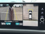 フロントカメラによるフロントビュー、サイドカメラによるサイドビューにも対応