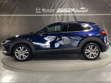 CX-30のスタイリングを特徴付けているのが、ボディ下部に取り回されたクラッディングパネルです。ボディ面を薄く見せることと、SUVらしい力強さを表現しています♪