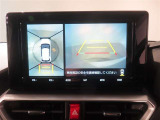 バック時の運転をサポートするバックガイドモニター&パノラミックビューモニター付