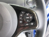 ハンドル右側はクルーズコントロールのスイッチを装備しています。運転中の操作も安心して行えます。