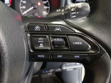 ステアリング右側には、運転支援機能を手元で操作できるスイッチ類を配置しています