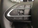 ステアリングスイッチ付き。前方から目を離すことなく操作することが可能です。