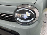 明るいLEDヘッドライトで夜間の走行も安心です!