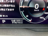 走行18,216キロ マルチインフォメーションディスプレイ