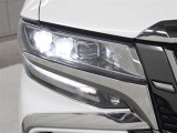 3眼LEDヘッドランプ(スモークメッキ+ブラックエクステンション)、LEDシーケンシャルターンランプ(フロント・リヤ)、LEDコーナリングランプが特別装備されています。