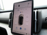 車両設定等の操作はシンプルでわかりやすく直感的に操作が可能です