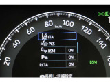 メーター内のインフォメーション。サポート画面です。