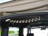 【ルーフユーティリティーフック】車中泊の時など、お好きなものをお掛けいただけます。便利ですよ!