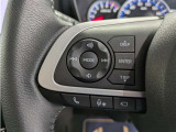 ステアリングスイッチ付き。前方から目を離すことなく操作することが可能です。