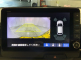 リアカメラ付で、後方をナビ画面で確認。車庫入れも安心です。もちろん、バックギアと連動しています。