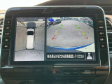 空から見下ろす視点で、全方向死角なし!アラウンドビューモニター付き!