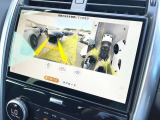 3Dサラウンドカメラ(360&deg;カメラ)で全方位の死角となる部分や発進時・駐車時・細い路地からの運転などカメラを通してモニターで確認することが可能です。