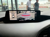 360度ビューモニターです。前後左右の安全を確認できます。