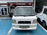 お買い得サンバートラック入庫しました 希少オートマ キャビンリペア済み 4WD オートマ エアコン お気軽にお問い合わせください。