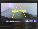 バックでの車庫入れも安心です! リアカメラが付いているバックモニター付のナビを装備しております。操作線もついており距離感も画面から確認できます。