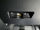 ETC車載器付きです。高速道路の料金所もスムーズに通過できます。