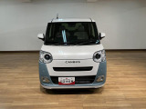 ムーヴキャンバスの届出済未使用車が入庫しました!R8年式!走行26km!Bカメラ対応車、クルーズコントロール、前席シートヒーター、両側パワースライドドア、LEDヘッドライト・フォグなど装備の1台です!