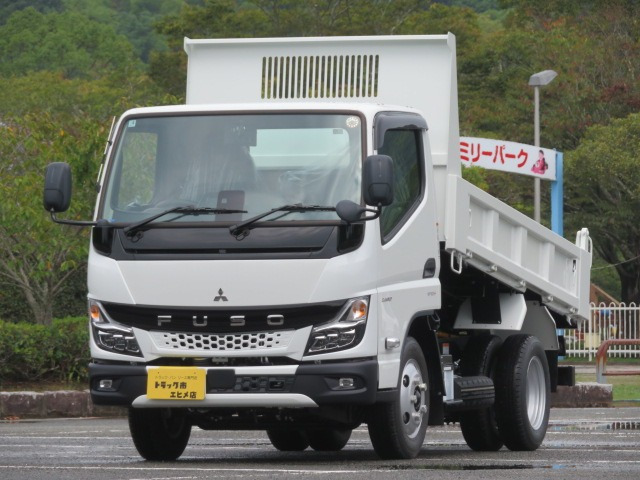 キャンター ダンプ 3t 全低床 強化ダンプ