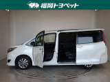 両側パワースライドドア付きだから、狭い駐車スペースなどでの 乗り降りラクラク!小さなお子さまのいるご家庭には嬉しい装備。