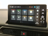 純正ナビを装備。タッチパネル式で使いやすく、お出かけもラクラクです。