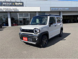 スズキ ハスラータフワイルドターボ 4WD/届出済未使用車/ツートーンカラー/全方位モニター付メモリーナビゲーション・スズキコネクト対応通信機装着車/サイドミラー&シートヒーター/ハンドルスイッチ