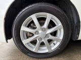 155/65R14ノーマルタイヤ装着車♪各種アルミホイールや、スタッドレスタイヤも取扱いしております。是非ご相談ください♪