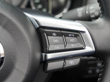 前走車両の速度に合せて、自車の速度を調整できる「アダプティブクルーズコントロール」を装備しています。