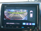バックカメラ装備☆苦手な駐車をサポートしてくれます♪上から見下ろしたような映像です♪