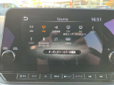◆日産コネクトナビゲーション◆9インチ大型モニターを採用!フラットで一体感のあるデザインです。プロパイロット・SOSコールと連動で安全運転に貢献します。Bluetooth Audioなど様々なソースも使用できます。