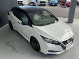 この車両は2トーンカラーの車両になります、ルーフとドアミラーはオーロラフレアブルーパールになります。