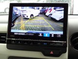 バックカメラの画像です。ガイドラインがスムースな車庫入れをサポートいたします!車庫入れの安心感がアップしますね☆