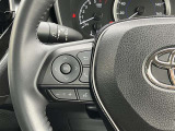 ステアリングスイッチ付きで運転中、前方から目線をそらすことなく、オーディオ等の操作が可能です!