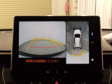 専用のカメラにより、上から見下ろしたような視点で360度クルマの周囲を確認することができます☆縦列駐車や幅寄せ時に活躍してくれます