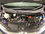 自慢のエンジンはパワードbyHONDAです。精度とバランスにこだわって、低回転からスムースなパワーを発揮します。