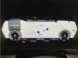 バーチャルコックピットはメーター部分で地図などを見ることも可能です