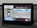 前後左右、見下ろしのモニター表示でバック時の障害物もしっかり見えます!