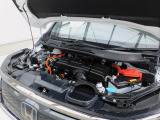 エンジンルーム・2モーターハイブリッドシステム「e:HEV」は、よりEV(電気自動車)に近いハイブリッド