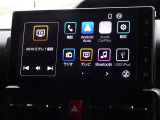 ディスプレイオーディオを装備しています。スマホと連動させると音楽やアプリを楽しむことができます。