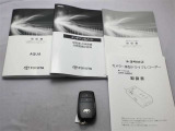 取説・メンテナンスノート・スマートキーの3点セットです。