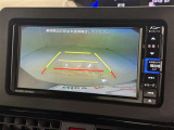 バックモニター付なので後退時に後方が見えるので安心。 車は構造上、死角がたくさんなので万が一を考えると必須ですね。 あくまで補助の為の装備、バックは目視で確認する事が重要ですよ。