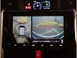 パノラミックビューモニター 車両上空より写したような画像をモニターに表示☆車庫入れや、幅寄せなどに大変便利な機能です。