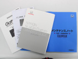 お車、ナビ、ETCの取扱説明書、メンテナンスノートが付属しております。