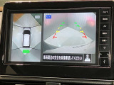 【アラウンドビューモニター】車を上から見下ろしているかのような映像で周囲の状況がひと目で確認、狭い駐車場に駐車するときも安心です♪