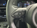 ステアリングスイッチ装備!運転しながら手元でオーディオの操作などができます。