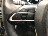 【ステアリングスイッチ】左です。ハンドルから手を離さず、運転に集中したまま手元でオーディオ操作等ができます。