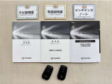 基本操作はもちろん、困った時に役立つ取扱説明書、整備歴が確認出来るメンテナンスノートが付いてます。安心ですね☆☆