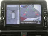 全周囲カメラで、クルマを上空から見下ろしているかのような映像を映し出します。周囲の状況がひと目でわかります!