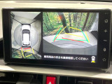 【パノラミックビューモニター】専用のカメラにより、上から見下ろしたような視点で360度クルマの周囲を確認することができます☆死角部分も確認しやすく、狭い場所での切り返しや駐車もスムーズに行えます。
