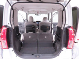 どっかり開きましたトランク。荷物だってたくさん入ります。